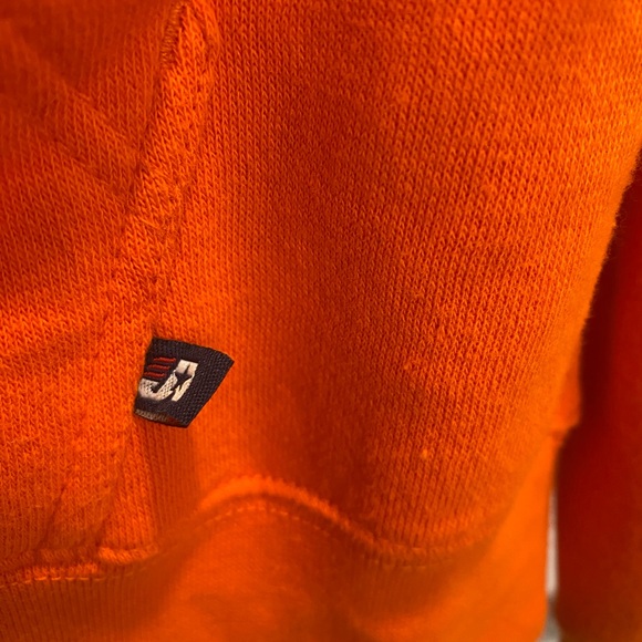 Auburn University Football Orange Hoodie Fan Wear Size Xl Embroidered College - Picture 3 of 8